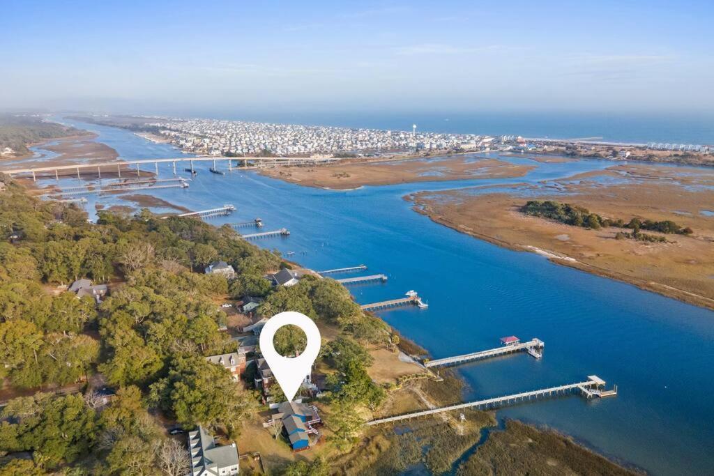 Vila Dolphin Cove - Whole Waterfront House With Dock Ocean Isle Beach Exteriér fotografie